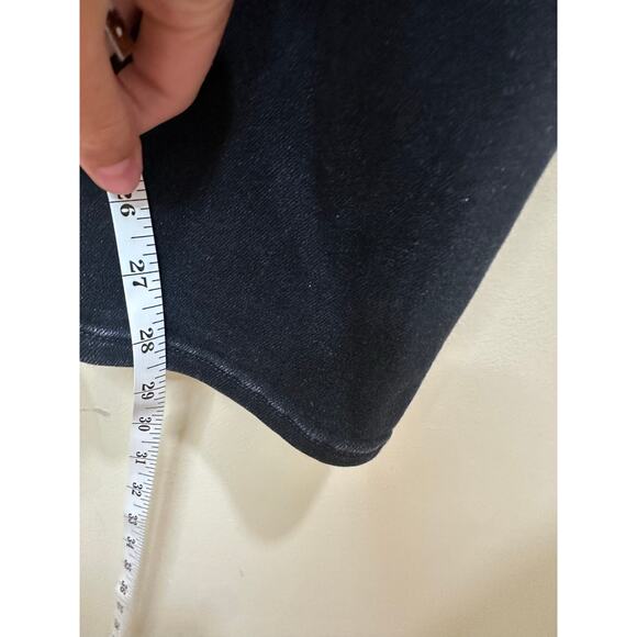 Mother Sz 25 The Mid Rise Ankle Dazzler in Deep End Black Women’s Jeans Nice! - Picture 6 of 8